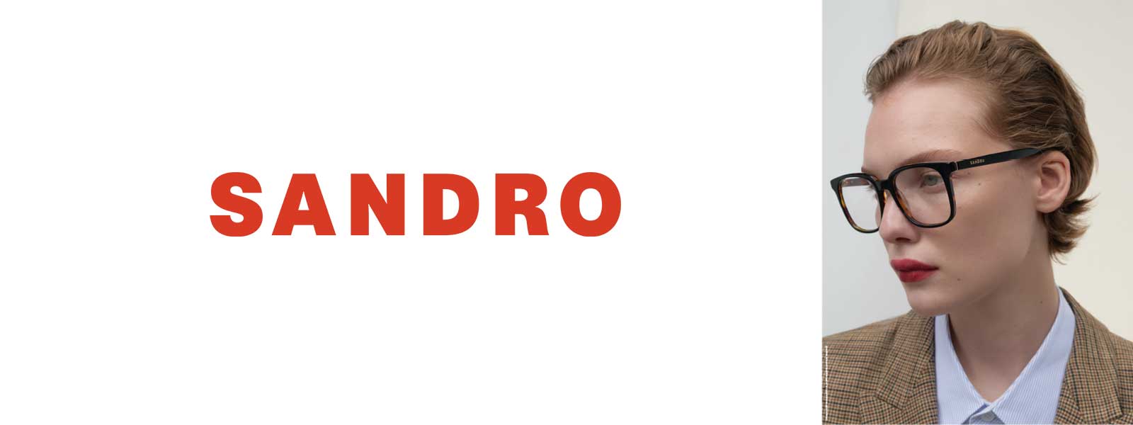 Sandro: Frau mit Brille